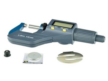 MIKROMETR ELEKTRONICZNY 0-25mm MIKROMIERZ CYFROWY GEKO