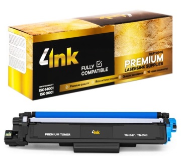 4INK toner Brother TN-247 Azurová Prémiová