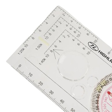 Магнитный компас, линейка, увеличительное стекло, Highlander Outdoor Pathfinder
