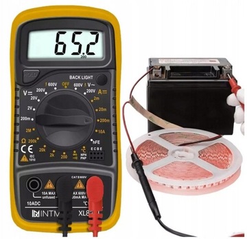 МУЛЬТИМЕТР ЦИФРОВОЙ ИЗМЕРИТЕЛЬ ТОКА XL830L НАБОР