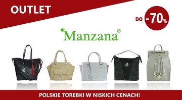 ROZ L Listonoszka ELEGANCKA krokodyl Manzana black