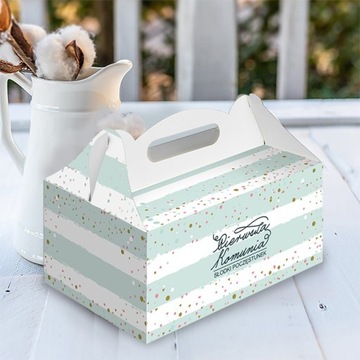 Коробка для торта, коробочки для причастия, причастие, 10 шт.