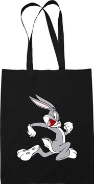 Torba Królik Bugs Looney Tunes kreskówka Dla Miłośnika Bajka 5 Modna Czarna