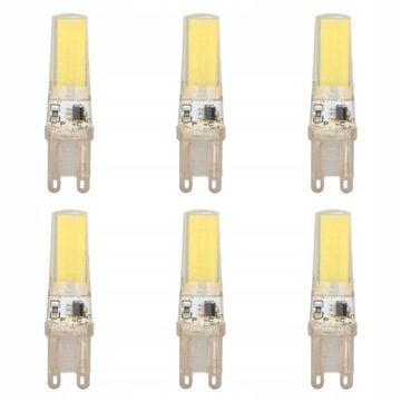 6 шт. G9 COB Светодиодная лампа Возможность