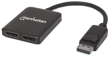 ROZDZIELACZ SPLITTER AV DISPLAYPORT 1X2 UHD4K, MST