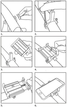АЛЮМИНИЕВЫЙ ДЕРЖАТЕЛЬ ДЛЯ ТЕЛЕФОНА ВЕЛОСИПЕД МОТОЦИКЛ GPS АЛЮМИНИЙ ДЛЯ ВЕЛОСИПЕДА
