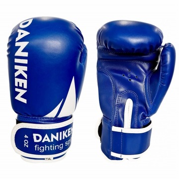 Rękawice bokserskie dzieci DANIKEN Junior 2 oz Niebieskie