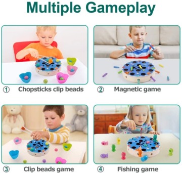 РЫБА ДЕРЕВЯННЫЕ ЦИФРЫ РЫБАЛКА СОРТИРОВКА МОНТЕССОРИ