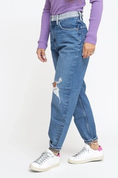 Spodnie damskie jeansowe mom fit TOMMY JEANS luźne modne W29