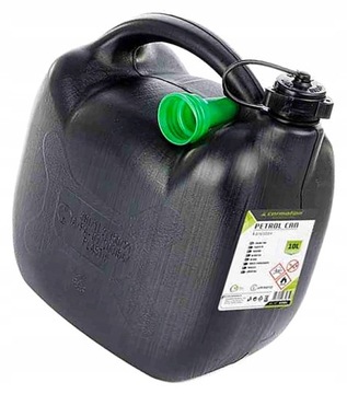 KANISTER Q6B98 PLASTIKOWY NA PALIWO, 10L, OWALNY,