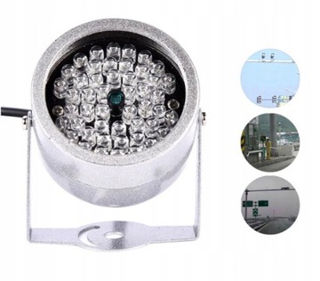 Lampa doświetlacz podczerwieni IR 5-20m 48LED