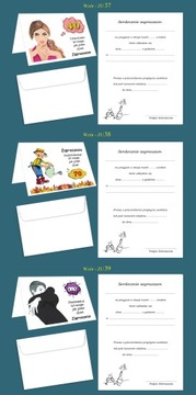 ПРИГЛАШЕНИЯ на 18 30 40 50 60 ДНИ РОЖДЕНИЯ + КОНВЕРТ