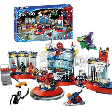 Super Heroes Blocks 76175 Нападение на убежище Человека-Паука, Подарки для детей