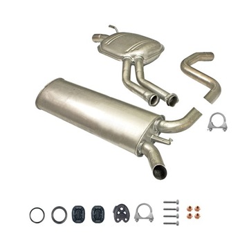 Zestaw tłumików Mercedes E200 220 T200 W124 1992-1996