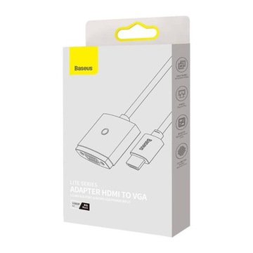 Адаптер Baseus Audio AUX HDMI-VGA