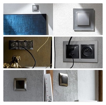 SIMON 54 ОДИНАРНАЯ БЕЛАЯ РАМКА ДЛЯ ГИПСОКАРТОНА