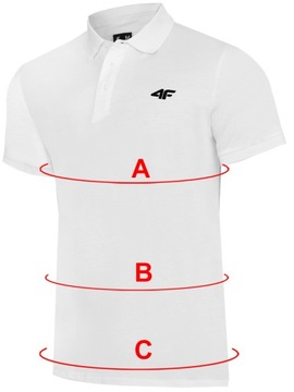 Мужская рубашка поло 4F M129 Хлопковая футболка-поло Limited 3XL
