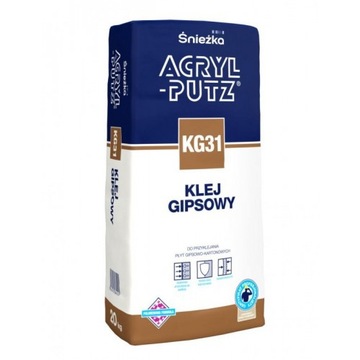 KLEJ GIPSOWY KG31 ACRYL PUTZ 20KG