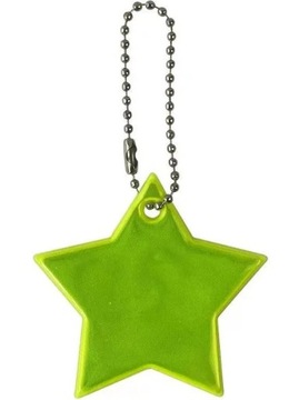 ODBLASKOWA ZAWIESZKA Z ŁAŃCUSZKIEM DO PLECAKA