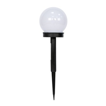 Lampa KULA SOLARNA LED wbijana 10cm 6500K IP44