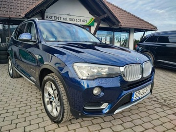BMW X3 F25 SUV 2.0 20d 190KM 2016 BMW X3 Krajówka, lakier oryginalny 100%, zdjęcie 31
