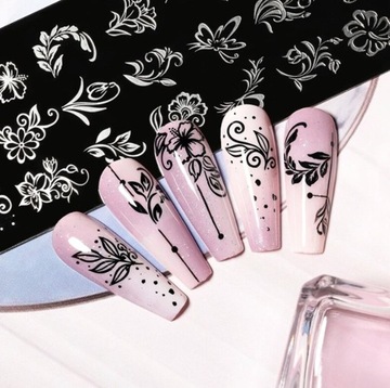 Штамп для украшения ногтей «ЦВЕТЫ»