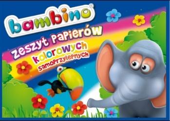 Papier kolorowy B4 Bambino 8 arkuszy 80 g/m²