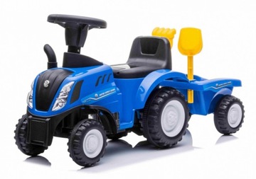 Поездка на тракторе со звуками лопаты с граблями прицепа