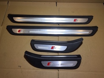 AUDI Q5 8R LISTWY PROGOWE KOMPLET S-LINE 8R0853376