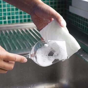 Волшебная губка для чистки пятен грязи 10х6х2 см.