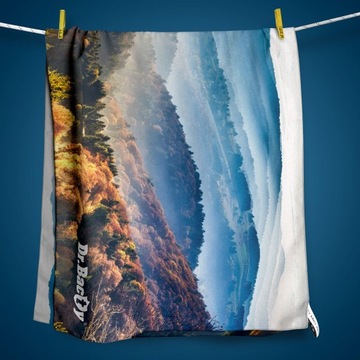 Быстросохнущее полотенце из полигиена DR BACTY PRINT L