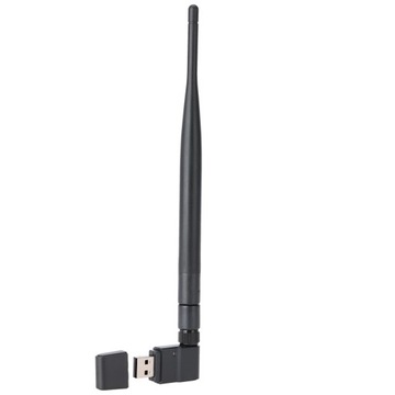 Bezprzewodowa karta sieciowa USB Wi-Fi o długości 150 m do laptopa stacjonarnego o dużym wzmocnieniu a