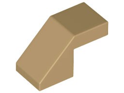 LEGO 28192 slope skos 45 1x2 c.piaskowy 2szt.