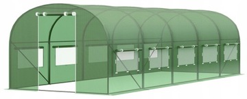 TUNEL OGRODOWY FOLIAK SZKLARNIA NA WARZYWA FOLIOWY 3x8x2