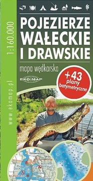 2019 MAPA WĘDKARSKA POJEZIERZE WAŁECKIE I DRAWSKIE
