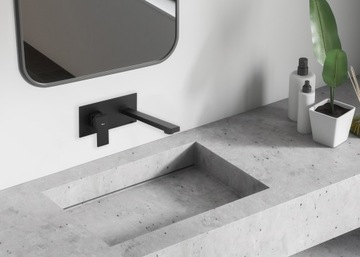 Настенный смеситель для умывальника в ванной