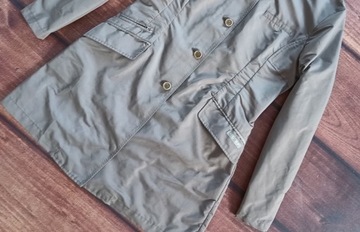 WOOLRICH MODNY PŁASZCZ TRENCZ L