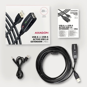 ADR-220 USB 2.0 A-M -> A-F активный кабель-удлинитель/усилитель 20 м