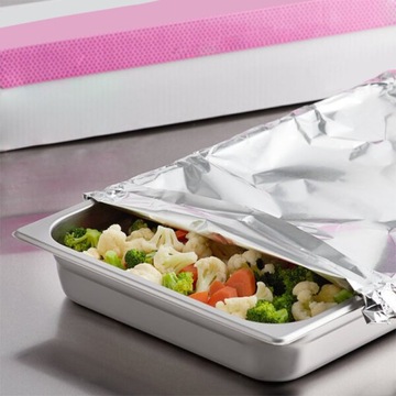 ТОЛСТАЯ АЛЮМИНИЕВАЯ ПИЩЕВАЯ ФОЛЬГА ДЛЯ КЕЙТЕРИНГА ГАСТРО