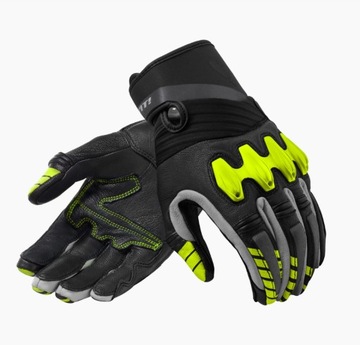 REVIT ENERGY BLACK/YELLOW Rękawice Na Moto r. L!