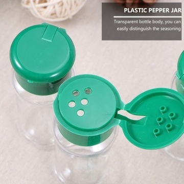 Pojemniki na przyprawy Shaker do cukru Słoik Plastik