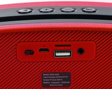 GŁOŚNIK BLUETOOTH USB AUX MP3 MICRO SD BT DO TELEFONU SMARTFONA BASS