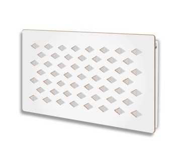 Osłona maskownica grzejnika 68x119 cm biała M16-