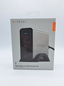 SATECHI Ładowarka 165W GaN 4-Portowa USB-C OUTLET