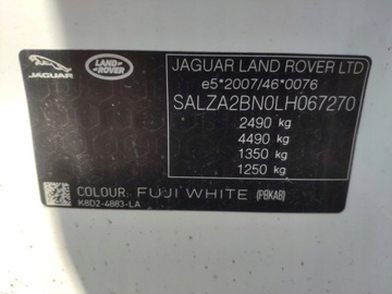 RANGE ROVER EVOQUE II L551 NÁDRŽ PALIVA L551D L551DC 2.0 D150 MHEV