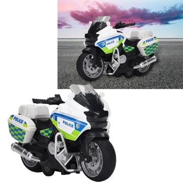 1:16 Мотоциклетная игрушка из сплава, свет, звук, мини