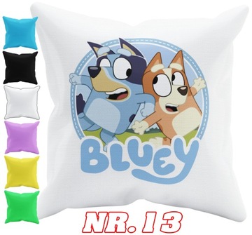 POSZEWKA NA PODUSZKĘ JAŚKA DO PRZEDSZKOLA NIEBIESKI PIESEK + IMIĘ GRATIS