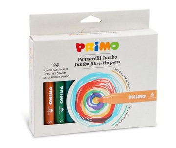 Flamastry JUMBO 24 kolory. Super zmywalne