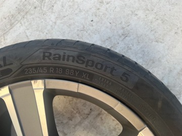 OPEL ZAFIRA C ASTRA J 5X115 RÁFKY HLINÍK OZ 18" 235/45 UNIROYAL