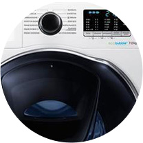 Стирально-сушильная машина Samsung AddWash WD80K5A10OW 1400 кг 7 кг